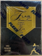 1993 Fleer Flair MLB Baseball Hobby Box